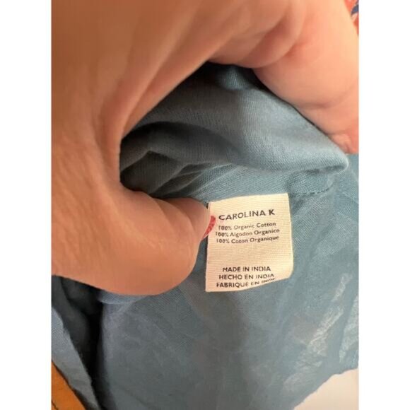 NEW Carolina K Cotton Paisley Embroidered Tiered Catalina Maxi Skirt Size: Small - Picture 5 of 8